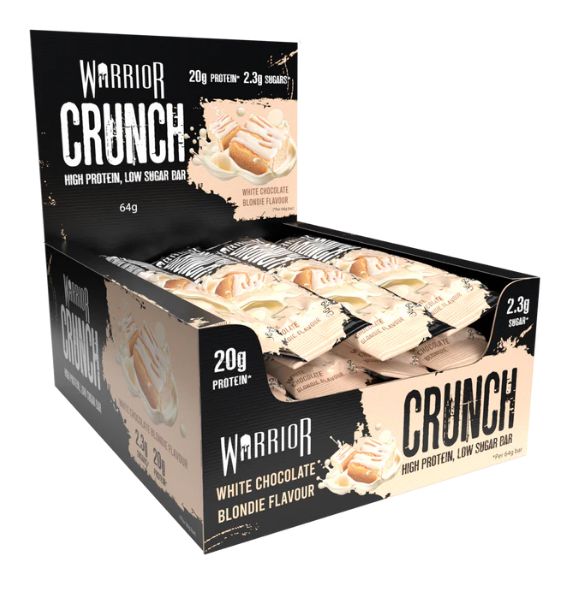 WARRIOR CRUNCH PROTEIN BAR 64g - white chocolate blondie